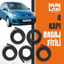 Mazda 2 2007-2012 4 Kapı + Bagaj Fitili-a Kalite-numlas-nm4055