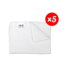Nice Polti-karcher Buharlı Temizleyici Uyumlu Büyük Düz Havlu Bez Seti 5'li Niceset B