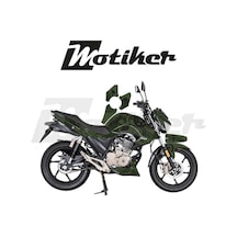 Mondial Drift L Punisher Tasarımı Parçalı Kaplama Sticker Etiket