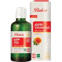Balen Aspir Tohumu Yağı Soğuk Pres Aromatik Yağ 50 ML