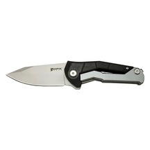 Dpxgear Sugga 915b Bk Siyah &amp Beyaz Kamp / Outdoor Çakı 17,5cm - Yarı Otomatik, Kemerlikli, Kutulu