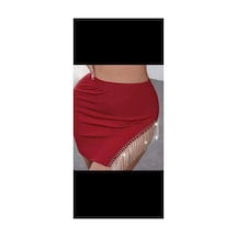 Moda2050 Dansöz Etek Kırmızı Kırmızı