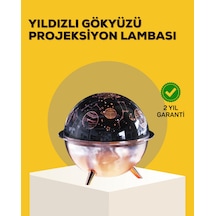 Yıldızlı Gökyüzü Efektli Uzay Temalı Nemlendirici Lamba Çok Renkli