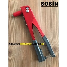 Sosin Perçin Tabancası 240Mm Yedek Perçinli Perçim Tabanca