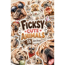 Shar Pei Köpek Sticker Seti - 25adet Etiket Çıkartma Diğer