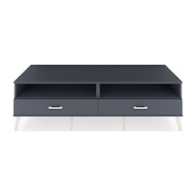 Kronos Tv Ünitesi 2 Raflı 2 Çekmeceli 176x59x51 Antrasit-antrasit/antrasit Antrasıt/antrasıt
