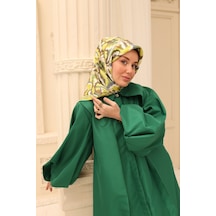 Silk Home Twill İpek Eşarp 11460-48 Fıstık Yeşili, Haki, Kahverengi, Vizon