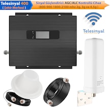 Telesinyal 400 Şehir Merkezi 800-900-1800-2100 Mhz Dört Bantlı Agc/alc Kontrollü Gsm Sinyal Güçlendirici