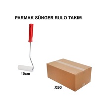 Sünger Rulo Takımı, 10 Cm, 50 Adet, Kaliteli Malzeme