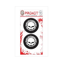 Damla Logo Sticker Harley Davıdson Kabartmalı 5x5cm 03 Nötr