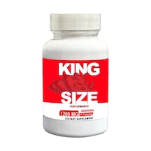 Kingsize King Size Erkeklerin Sertliğini Ve Kuvvetini Yoğunlaştıran 30lu 1200mg Kaps 1li