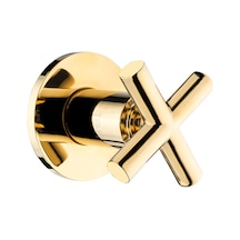 Tema Cross Ankastre Stop Valf Gold 69226 Altın