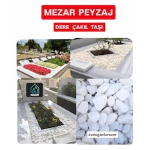 Mezar Peyzaj Dere Çakıl Taşı 2 Kg