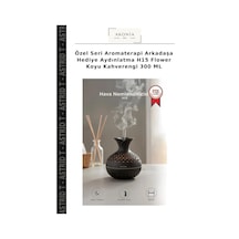 Özel Seri Aromaterapi Arkadaşa Hediye Aydınlatma H15 Flower Koyu Kahverengi 300 Ml