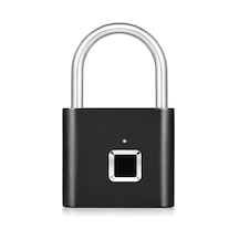 Dailytech Parmak İzi Okuyuculu Asma Kilit Usb Şarjlı