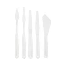 Plastik Spatula 5'Li Set Palette Knife