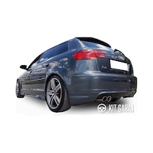 Kit Garaj Audi A3 8p 2006-2012 2 Kapı Arka Ek Plastik Boyasız