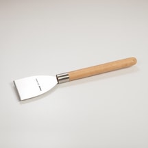 Creme Spatula No:6 Ahşap Sap Siyah