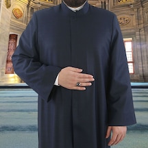 Suyuti Namaz Ve İmam Cübbesi Uzun Koyu Lacivert Enderun Model Çok Renkli
