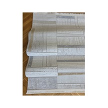 Badelya Home London 003 Krem Multi Bambu Akrilik Yumuşak Modern Özel Kesim Salon Koridor Halısı 003-krem/multi
