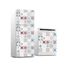 Buzdolabı Ve Bulaşık Makinası Beyaz Eşya Sticker Kaplama Fayans Desen