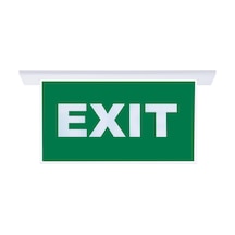 Sg054-sa Çift Yönlü Acil Yönlendirme Armatürü Sıvaaltı Aparatlı Exit B6ff3 Beyaz