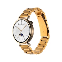 Huawei Gt4 18mm Uyumlu Krd-04 Metal Zore Kordon-gold