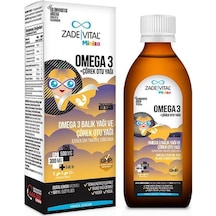 Zade Vital Miniza Omega 3 Ve Çörek Otu Yağı 150ml