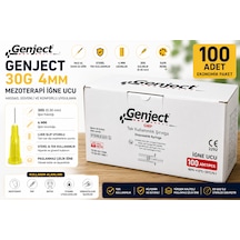 Genject Mezoterapi 30g/4mm İğne Ucu 100'lü