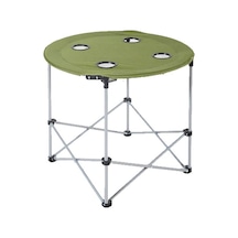 Katlanır 4 Kişilik Kamp Masası 71 Cm Yeşil