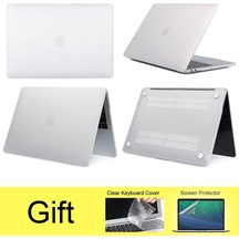 GubisiStore Mat Beyaz-a2159 A1706 A1989-Macbook Uyumlu İçin Kılıf M1 A2338 Pro 13 Kılıf Dokunmatik Kımlık Coque Macbook Uyumlu Air 13 A2
