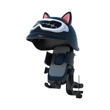 Joyhub Elektrikli Araç Bisiklet Kaskı Motosiklet Araba Karikatür Braketi Güneşlik Kırmızı - Siyah Var Direksiyon Zf4g6n