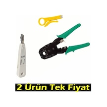 Krone Pense Rj45 Rj11 Cat5 Cat6 Data Kablosu Sıkma Pensesi