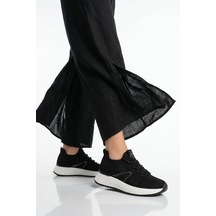 Ayakmod Siyah Anorak Hafif Bağcıklı Kadın Casual Ayakkabı 2058 G