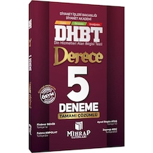 DHBT Derece 5 Deneme Çözümlü Mihrap Yayınları