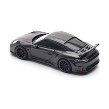 Pop Race 1/64 Porsche 992 Stinger Gtr Carbon Edition - Kırmızı Çizgili / Pr640192