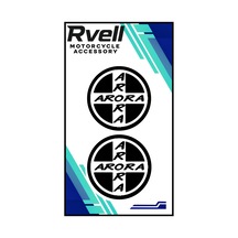 Rvell Arora Uyumlu İkili Damla Sticker 5x5 06 1.Resim