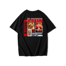 Brz Collection Unisex Oversize Mauro Icardi T-shirt-siyah Siyah