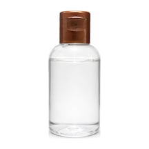 50 Adet 50 Ml Boş Plastik Şişe Om61 Bronz Kapak Çok Renkli