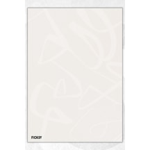 A5 Bloknot Çizgisiz Defter - 50 Yaprak - Memopad - Notepad - Not Defteri - Not Kağıdı Ekru Ekru