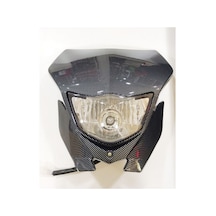 Motosiklet Universal Karbon Far