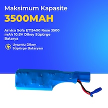 Arnica Sofa Et13400 Rose 3500 Mah 10.8v Dikey Süpürge Batarya