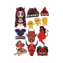 Devil Şeytan Sticker Set 13 Parça Telefon, Tablet, Defter, Laptop Sticker