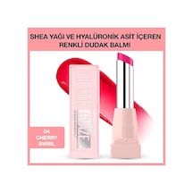 3 Adet Maybelline New York Lifter Glaze Renkli Dudak Balmı 04-cherry Swirl