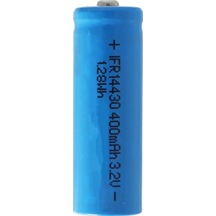Ifr 14430 - 400 Mah 3.2V lifepo4 Pil Düğme Üstü Korumasız