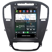 Opel Insıgnıa 2009-12 Tesla Siyah Renk Uyumlu Androıd Multimedya Gerçek 2/32 Kablosuz Carplay Geri Görüş Kameralı 10"