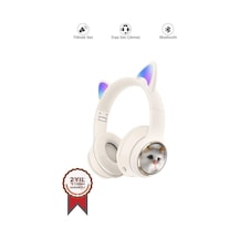 Hd11 Beyaz Bluetooth Kulak Üstü Kulaklık Eğlence Ürünü Akıllı Aksesuar Müzik Dinleme