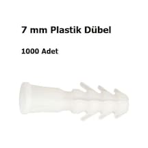 Tr 7 Mm Plastik Dübel, 1000 Adet