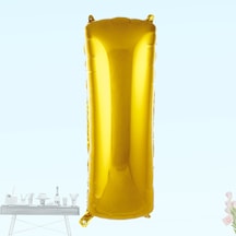 I Harf Folyo Balon. 100 CM - Altın