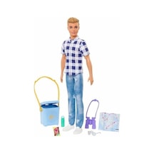 Barbie Ken Kampa Gidiyor Oyun Seti HHR66